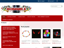 Tablet Screenshot of kofferbakhandel.nl